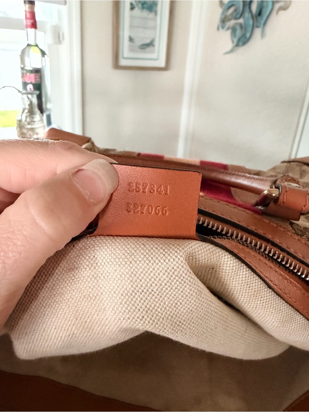 Gucci Web Boston Bag GG Canvas Medium pink crossbody - Picture 14 of 15